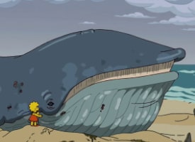 Брызги и кит
